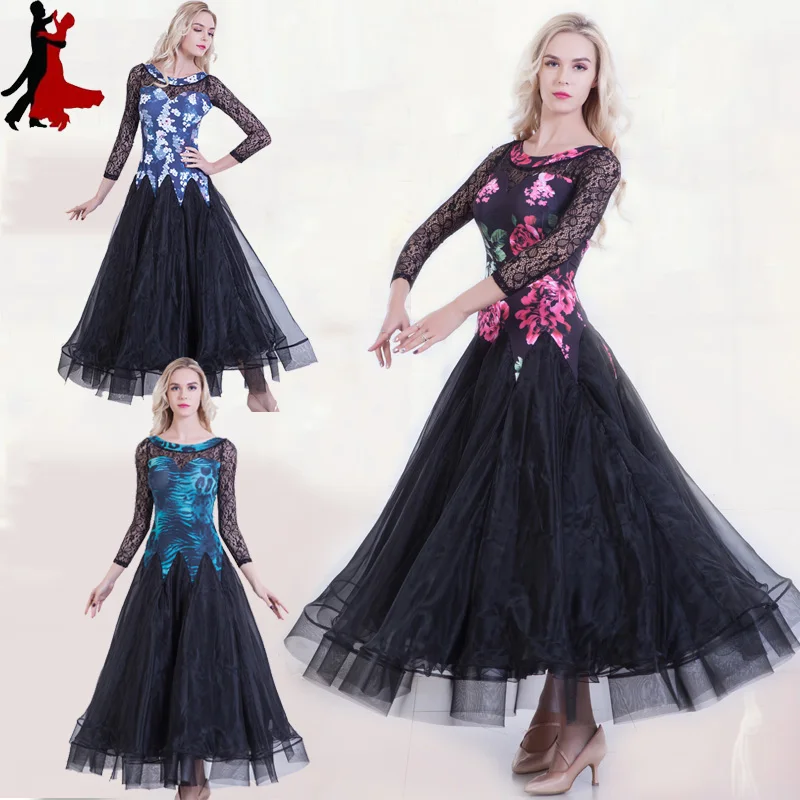 Hot Chic Women Ballroom Competition Dance Dress Modern Waltz Standard Dress New