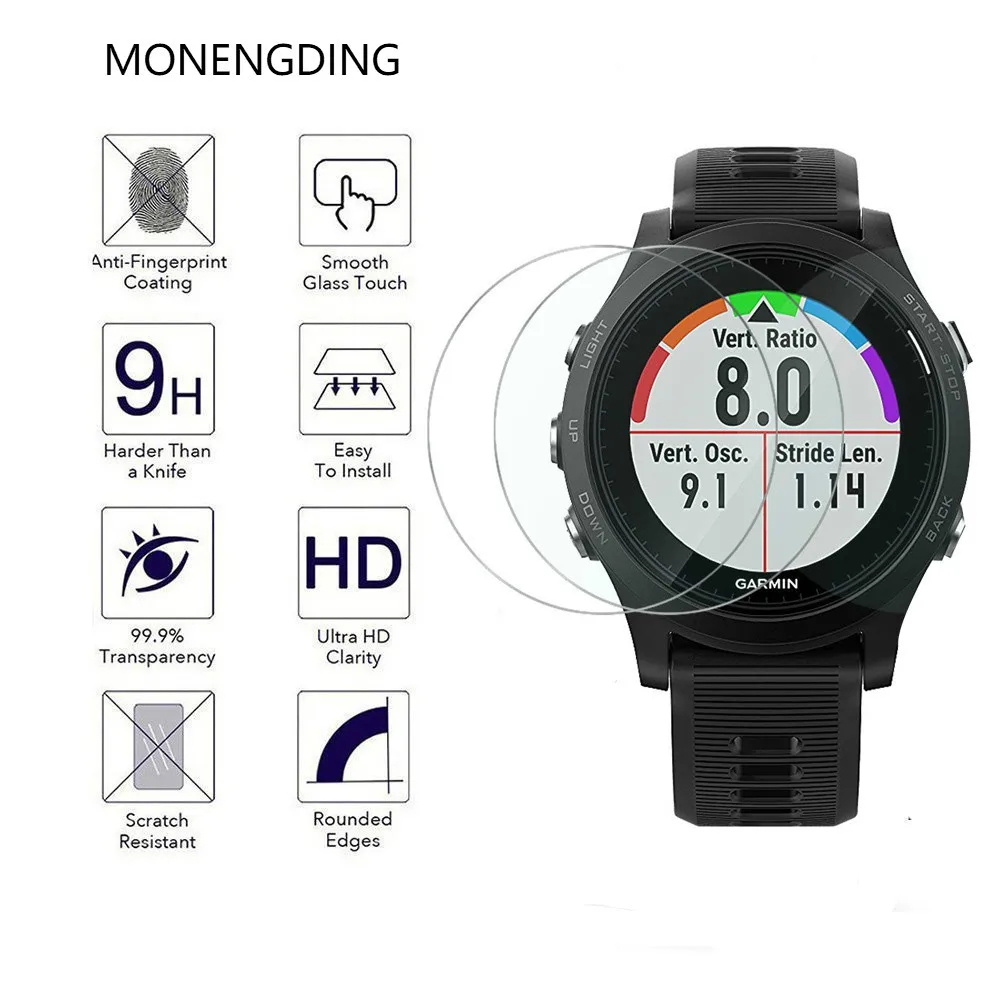 2 шт. Защитное стекло для лица часов Garmin Forerunner 945 закаленное стекло 9H Защитная крышка для экрана для Garmin 935 пленка стекло