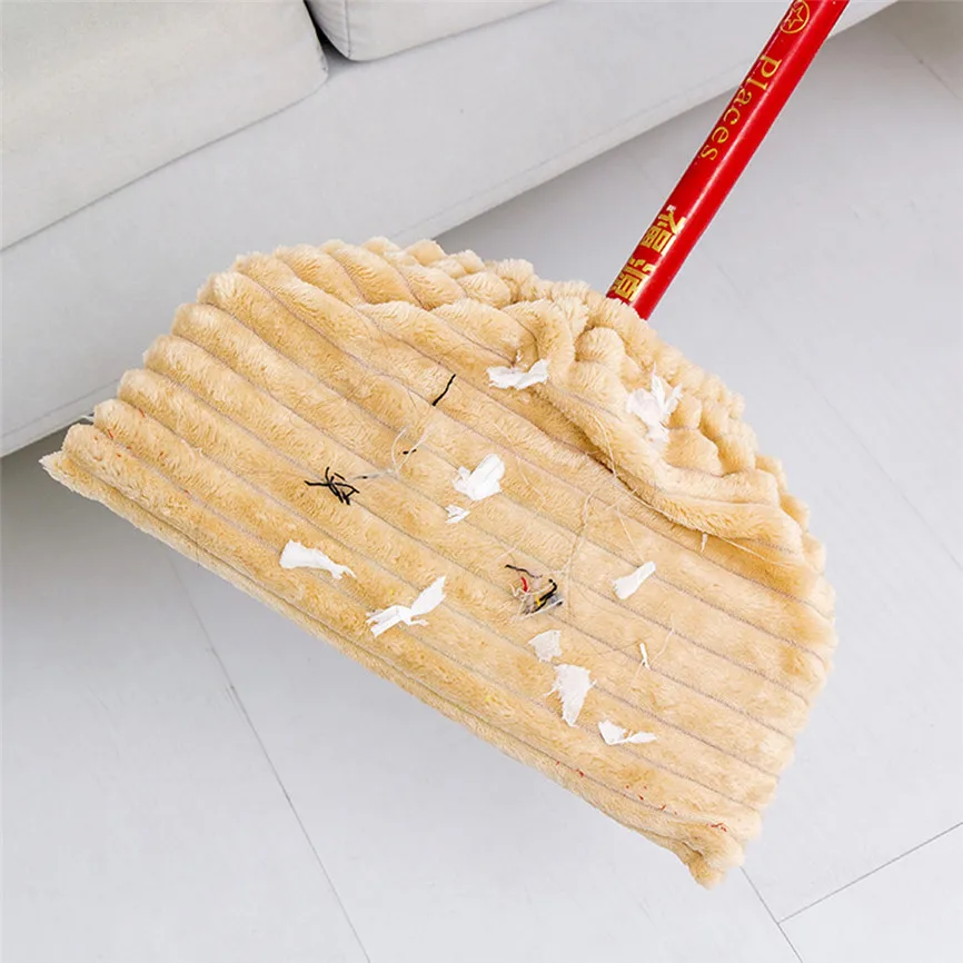 

Mop Cloth Cover Multi-function Broom Mop Replacement Cloth Soft Reusable Practical Flannel Broom Sweeping Cloth Cleaning Rag J#4