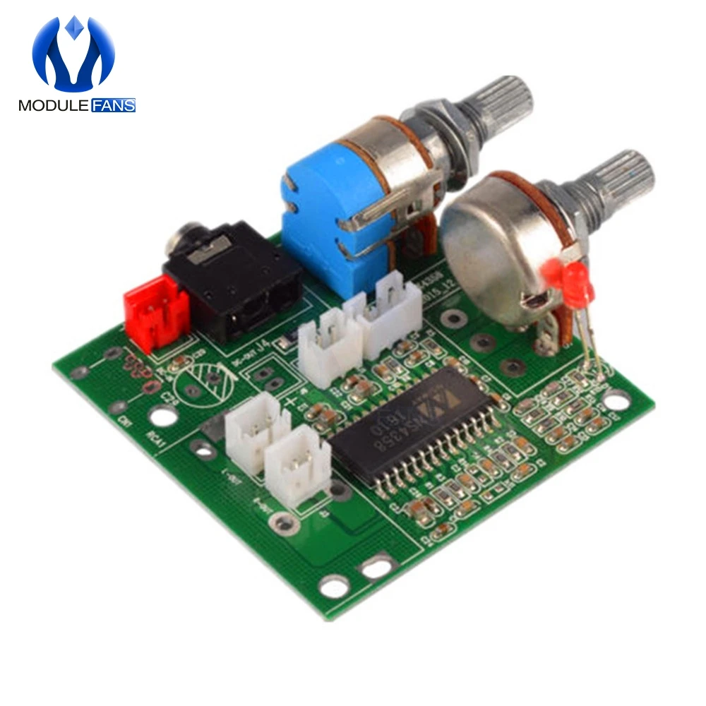 

DC 5V 20W 2.1 Channel 3D Surround Digital Stereo Class D Amplifier AMP Board Module For Arduino With Wires Module