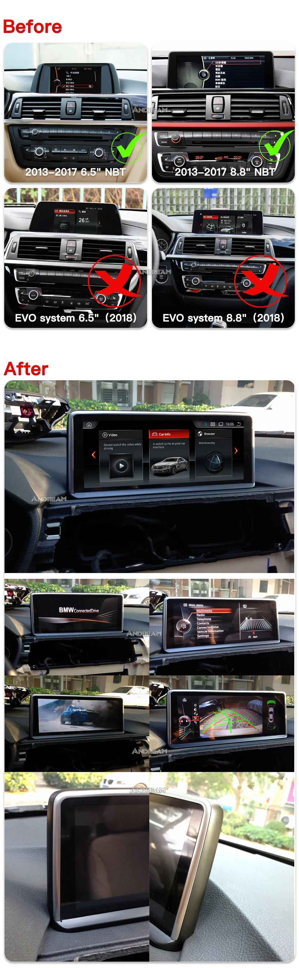 Excellent Andream 10.25" 6 Core Android 9.0 Car Multimedia Player Auto Radio HeadUnit For BMW Series 3 F30 GPS Navigation Bluetooth 1 Excellent Andream 10.25" 6 Core Android 9.0 Car Multimedia Player Auto Radio HeadUnit For BMW Series 3 F30 GPS Navigation Bluetooth 1