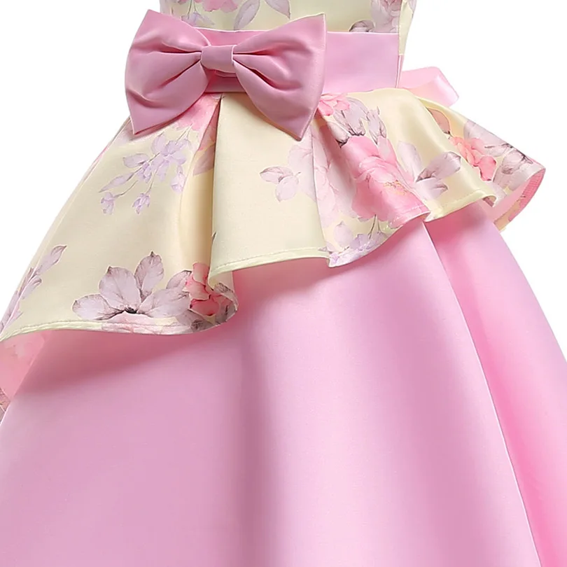 TANGUOANT/Детские праздничные платья для малышей; платье принцессы на день рождения; Одежда для девочек с цветочным рисунком; детская одежда для свадьбы; платья