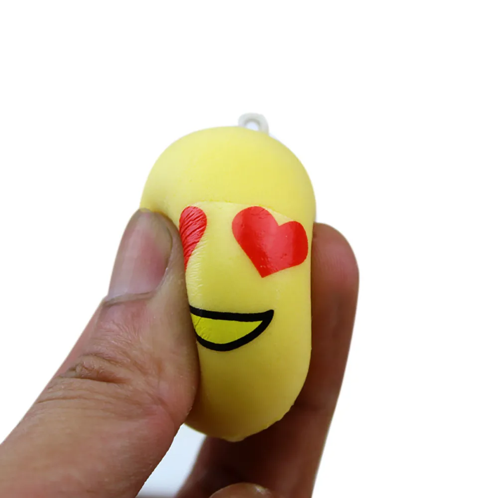 

Squishy Squeeze Stress Reliever Soft Face Yellow Bun Scented Slow Rising Toys high quality-30