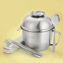 Двухслойная здоровая 304 Нержавеющая Сталь Bento Ланч-бокс для школьников и взрослых контейнер для суши портативная посуда из Китая