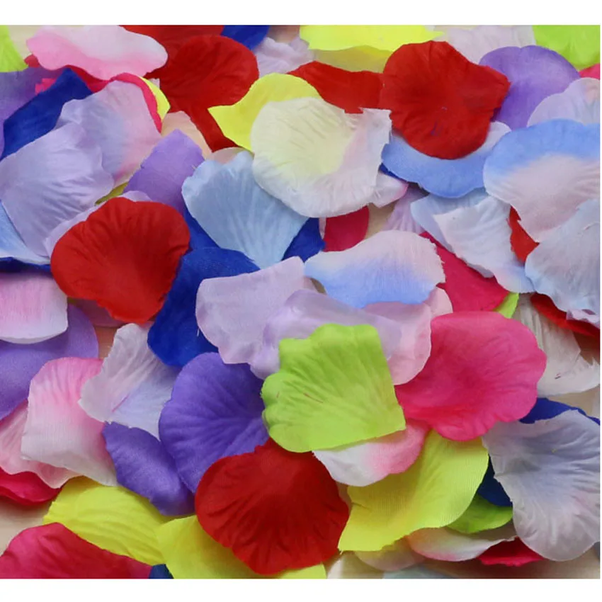 Buy NEW 200pcs/lot mixed color Rose Petals Wedding
