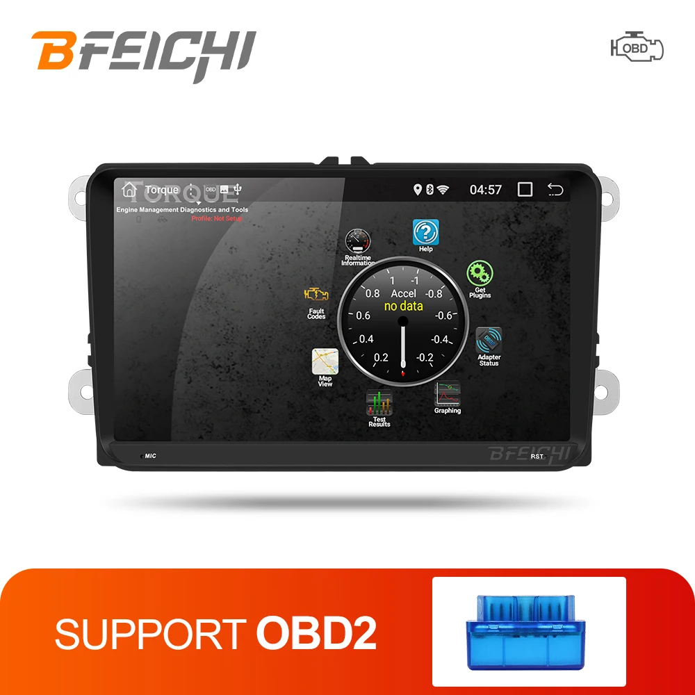 Автомобильный dvd плеер Bfeichi android 7 1 9 дюймов для Skoda Fabia octavia Superb Yeti Seat Rapid vw golf tiguan polo