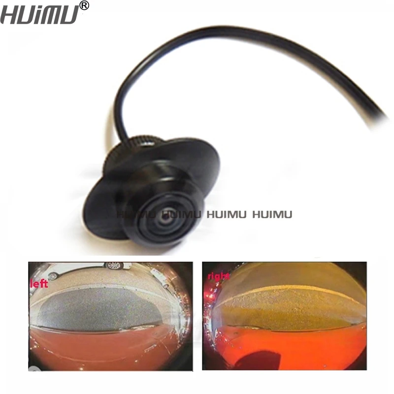 600L CCD 180 degree camera Fisheye LENS wide angle Rear Front side view reverse backup camera 360 rotato night vision waterproof
