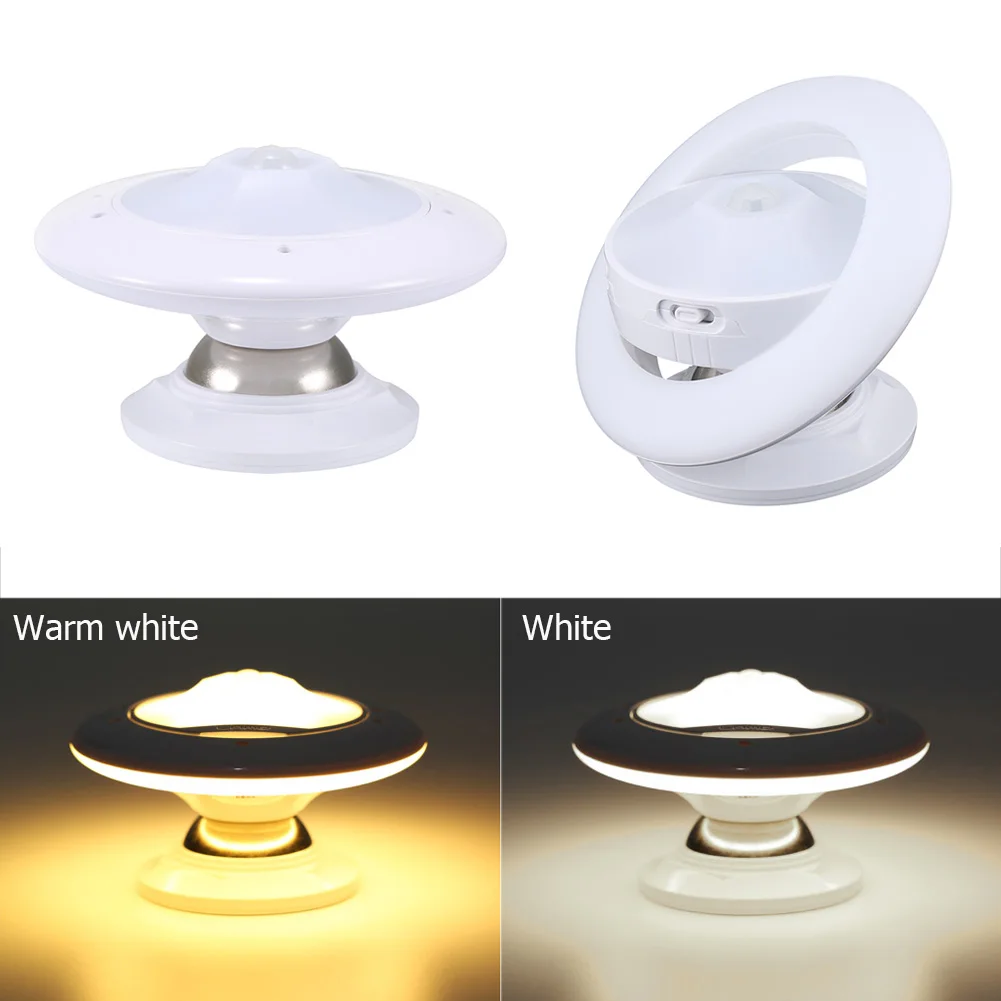 

RoKoo Body Sensor Night Light 360 Degrees Rotatable Wireless Rechargeable Magnet Connected LED Night Lamp for Dark Place LAD-sal