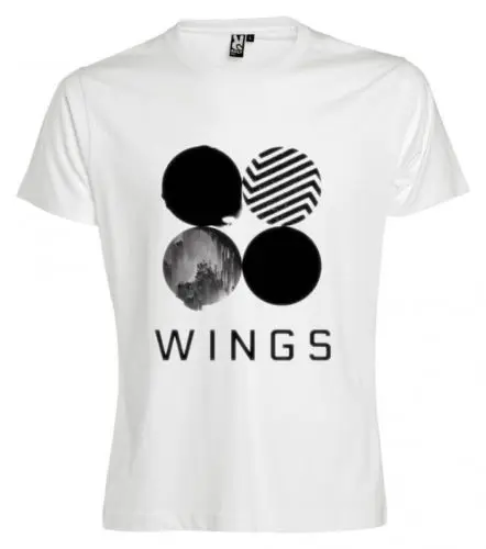 Camiseta футболка BTS крылья (1) K-поп KPOP | Мужская одежда