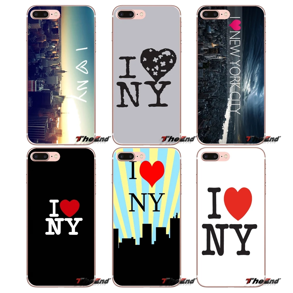 Мягкий чехол I Heart NY City New York для Xiaomi Redmi 4 3 3S Pro Mi3 Mi4 Mi4i Mi4C Mi5 Mi5S Mi Max Note 2 | Мобильные