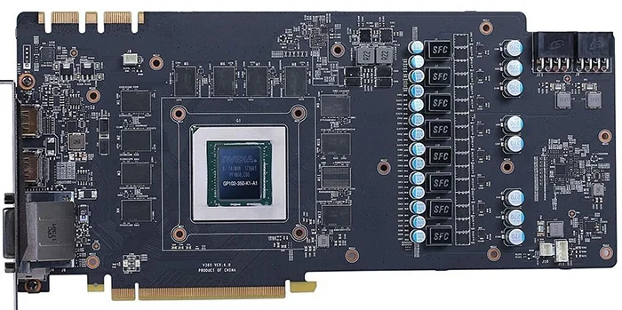 BYKSKI полное покрытие видеокарты водного блока использовать для MSI GTX1080TI GAMING X TRIO RGB светильник GPU радиаторный блок