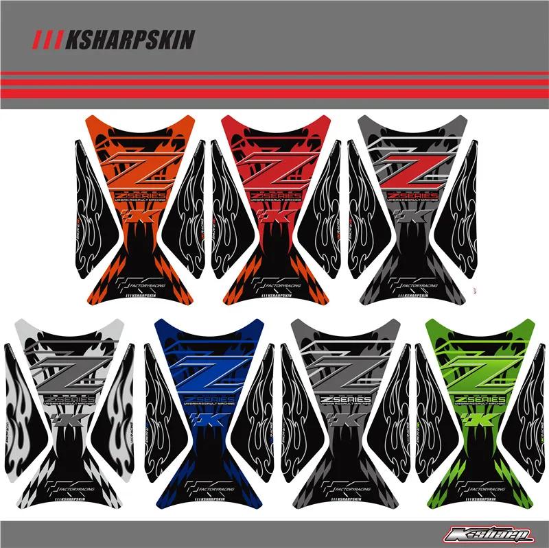 3D Adesivi Sticker Decal Emblem Protection Tank Pad Cas Cap Adatto Per Kawasaki Z1000 Z 1000