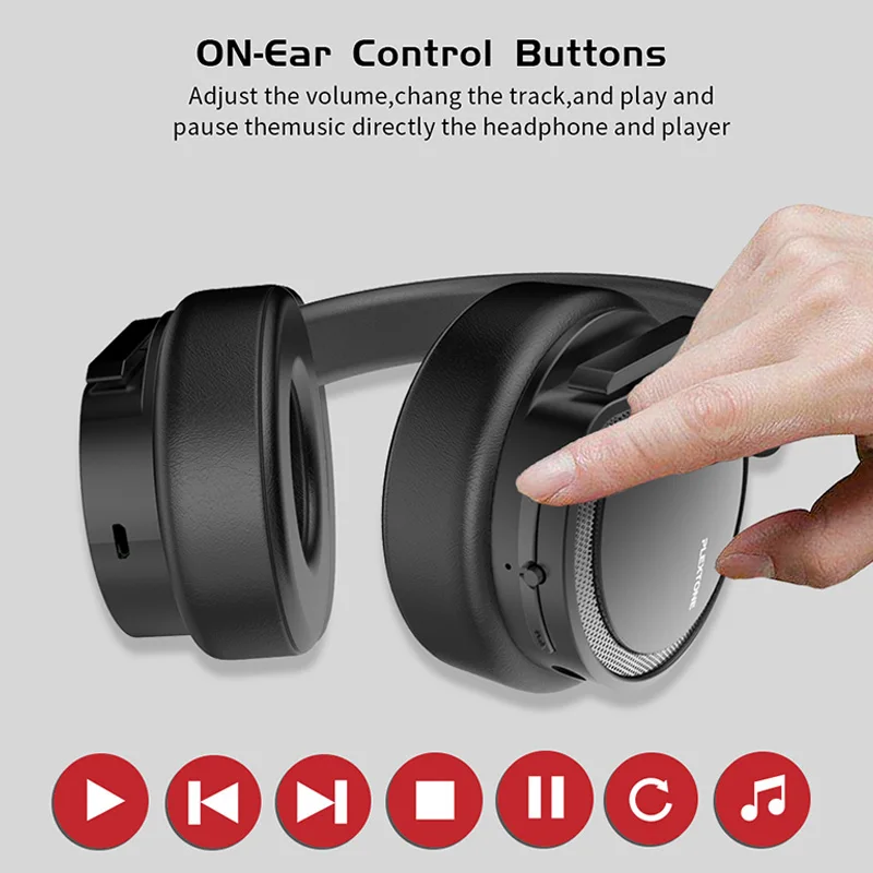 Беспроводные Hi Fi наушники PLEXTONE BT270 гарнитура Bluetooth с микрофоном для iPhone 6/7/8/X XiaoMi