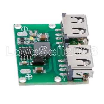 

9V 12V 24V to 5V DC-DC Step Down Charger Power Module Dual USB Output Buck Voltage Board 3A 6-26V Car Charge Charging Regulator