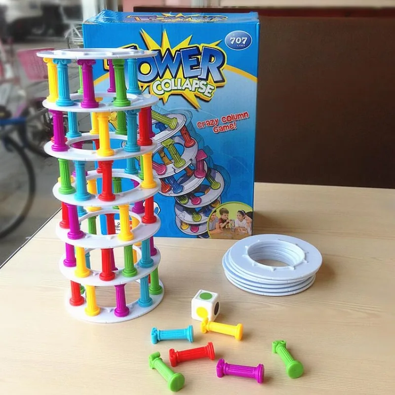 Fly AC Toy-многопользовательская настольная игра Pisa Tower забавная интерактивная игрушка для родителей и детей в возрасте от 3 лет