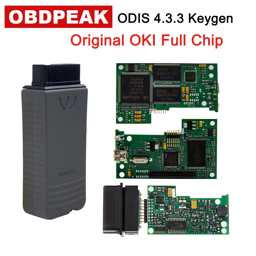 VAS 5054A с OKI Keygen VAS5054A Bluetooth ODIS 4.3.3 для VW/AUDI/SKODA/SEAT 5054 полный чип Поддержка протоколов