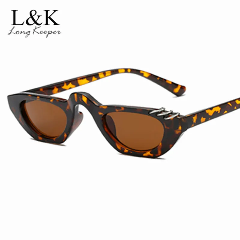 

Vintage Tiny sunglasses For Women 2019 Summer Black Leopard Brown Ladies small Sun Glasses For Men Retro Christmas gift