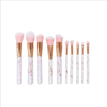 

2019 Makeup 10 marbled make-up brushes Multifunctional Makeup Brushes Concealer Eyeshadow Foundation Brush Set Tool