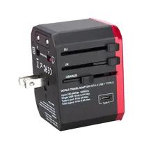 4USB+ TypeC дорожный адаптер для быстрой зарядки с 4 usb-разъемами все в одном адаптере универсальный преобразователь питания