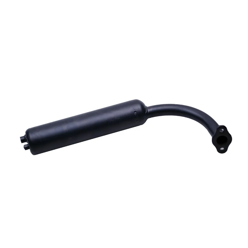 

Muffler Exhaust Pipe For 49cc 50cc 80cc 2 Stroke Engine Motorized Bicycle Bike Black