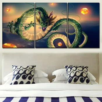 

Cartoon Painting Dragon Ball Z Super Goku Canvas Picture Wall Art Home Decor For Living Room Poster HD Print 5 Piece Anime Frame