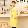 Sleeveless Bib Apron Cute For Woman Kitchen Baking Cooking Adult Work Wear Overall Aprons Print Logo 3