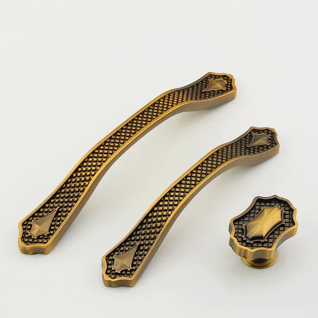 Best Price 3.75" 5" New Dresser Pull Coffee Pulls Knobs Handles Cabinet Knob Kitchen Furniture Handle for Hardware American style