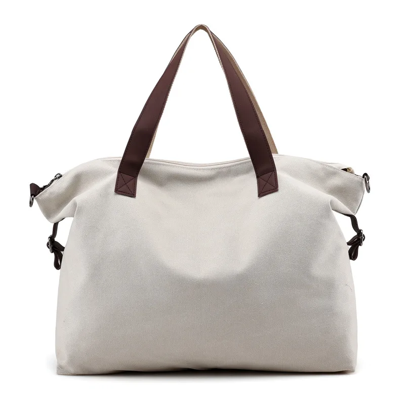 Women Canvas Handbags High Quality Female Single Shoulder Bags Crossbody Bag Vintage Solid Multi-pocket Lady Totes Bolsas SS7376 (27)