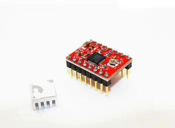 

5Pcs Reprap Stepper Driver pololu A4988 stepper motor driver module with aluminum heat sink for ramps 1.4 3D printer Hot Sale