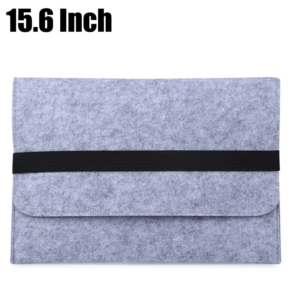 15.6 Inch Wool Laptop Case Felt Envelop Notebook Protective Cover