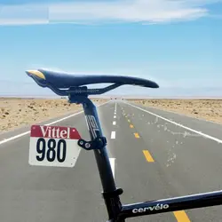Новые горный велосипед Триатлон гонки номерной знак монтажный зажим DIY подседельный Vittel плиты карты Кронштейн для круглый Aero O V