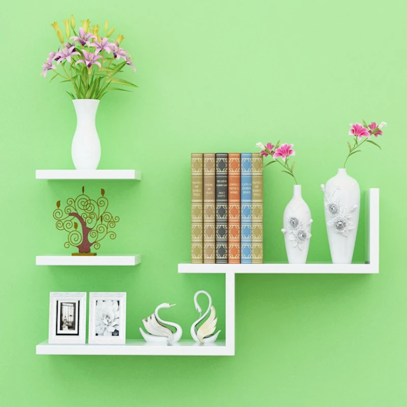 cheap 15%,Modern Wall Mount Book Shelf Wall bookshelf bookshelves Bookcase Storage supporter commodity shelf
