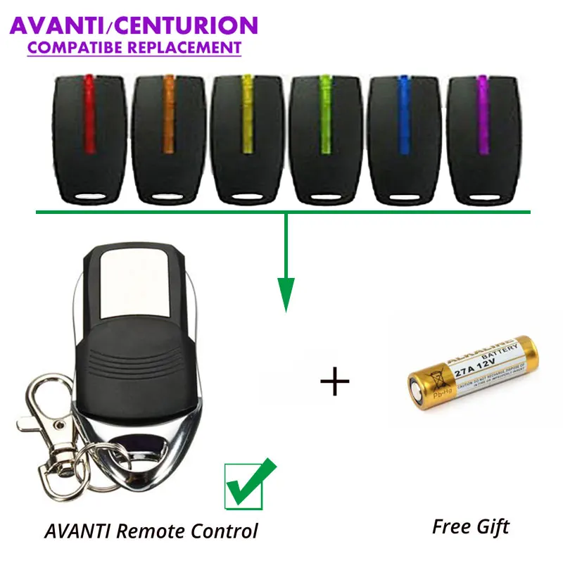 

2pcs AvantiTX4, Superlift and Centurion Compatible Gates Opener Remote Key Fob