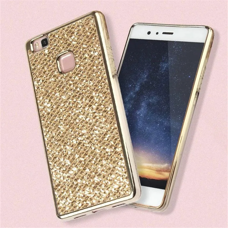 

ANTECASE Brand New Soft Bling Case for Huawei P8 / P8 Lite / P9 / P9 Lite G9 Silicone Cases Cover Plating TPU Phone Back Case
