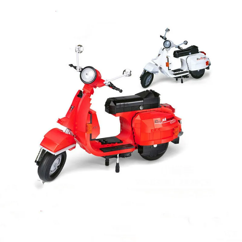 

Xingbao 03002 Small Sheep Motorcycle Assembly And Insertion Building Block Intelligence Small Particle Children's Toys