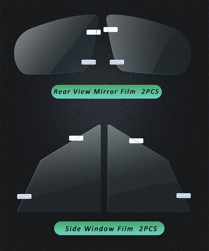Для Mercedes Benz gla GLK GLC E C Class W205 W212 W213 анти-блики непромокаемые Зеркало заднего вида пленка Nano противотуманные защитный Стикеры