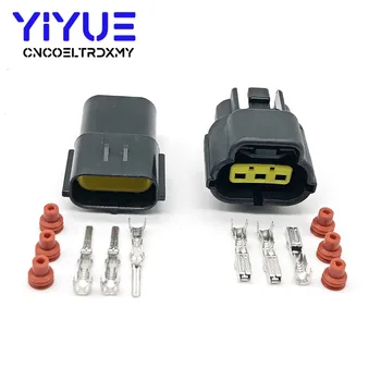 

5 Set 3 Pin 174359-2 174357-2 Female Male Way Waterproof Wire Connector Plug Car Auto Sealed Car Truck Denso Connectors