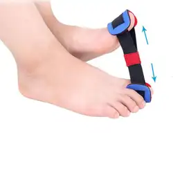 Спортивный ремешок 1 шт. синий ткань Hallux корректор для косточки на ноге эластичные носком экстраверсия фиксирующая лента педикюр для ухода