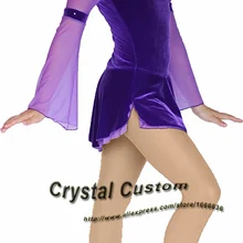 Платья для катания на коньках на заказ для девочек, бренд Vogue, платье для соревнований по фигурному катанию для девочек DR3023