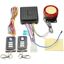 12 V Moto de La Motocicleta Moto Scooter antirrobo Seguridad Alarma 125db 2 Sistema de Sensor de Control Remoto
