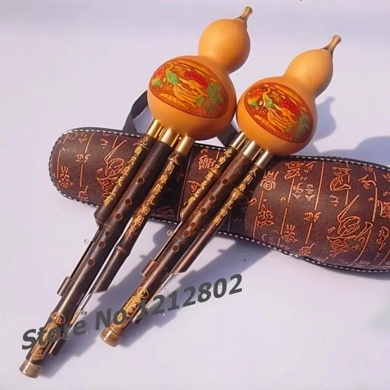 الممتدة الناي Hulusi الطبيعي القرع و الخيزران Flauta Hulusi ج/بب مفتاح المهنية انفصال الناي Hulusi آلة موسيقية
