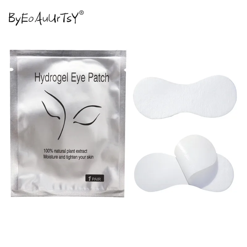 

100 Pairs Set Under Eye Pads, Comfy and Cool Under Eye Patches Gel Pad for Eyelash Extensions Eye Mask Beauty Tool