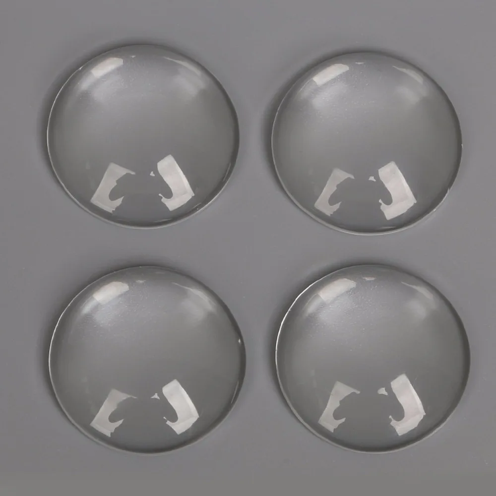10-50pcs 3D Transparent Round Cabochon epoxy adhesive stickers for Bottle Caps Craft DIY