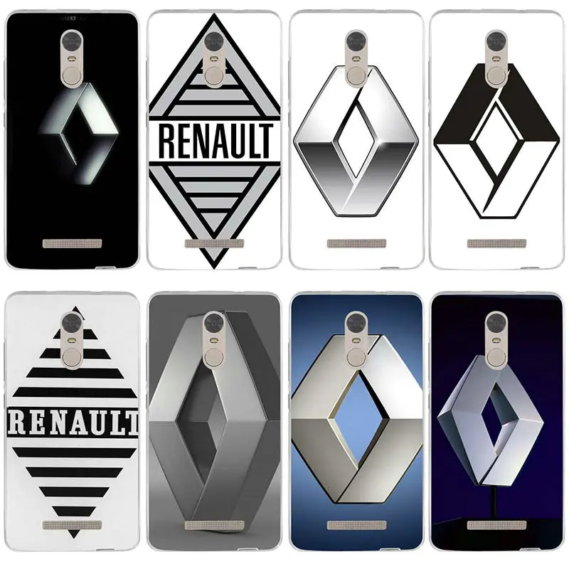 

Soft Silicone Transparent Mobile Phone Cases for Xiaomi Redmi Mi Note 2 3 3S 4X 4A 6 5 5S 5A 6 8 A1 Pro Plus Renault S Ads Logo