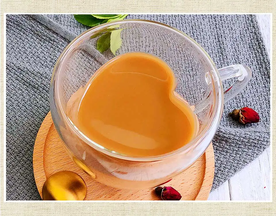 180ml240ml Heart Love Shaped Double Wall Glass Mug Resistant China Tea Mug Double Glass CoffeeTeaCuteTravel Cups And Mugs  (8)