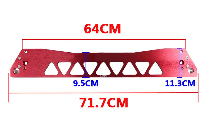 Алюминиевая универсальная Новая задняя br подрамная арматурная Скоба для Honda Civic 92-95 EG RS3-ASR003-EG