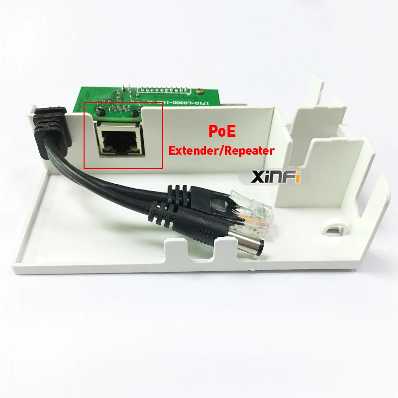 XINFI 48 V для 12V1. 5A PoE Splitter/Extender/репитер IEEE802.3AF для IP Камера/AP каскадные режим с Водонепроницаемый коробка
