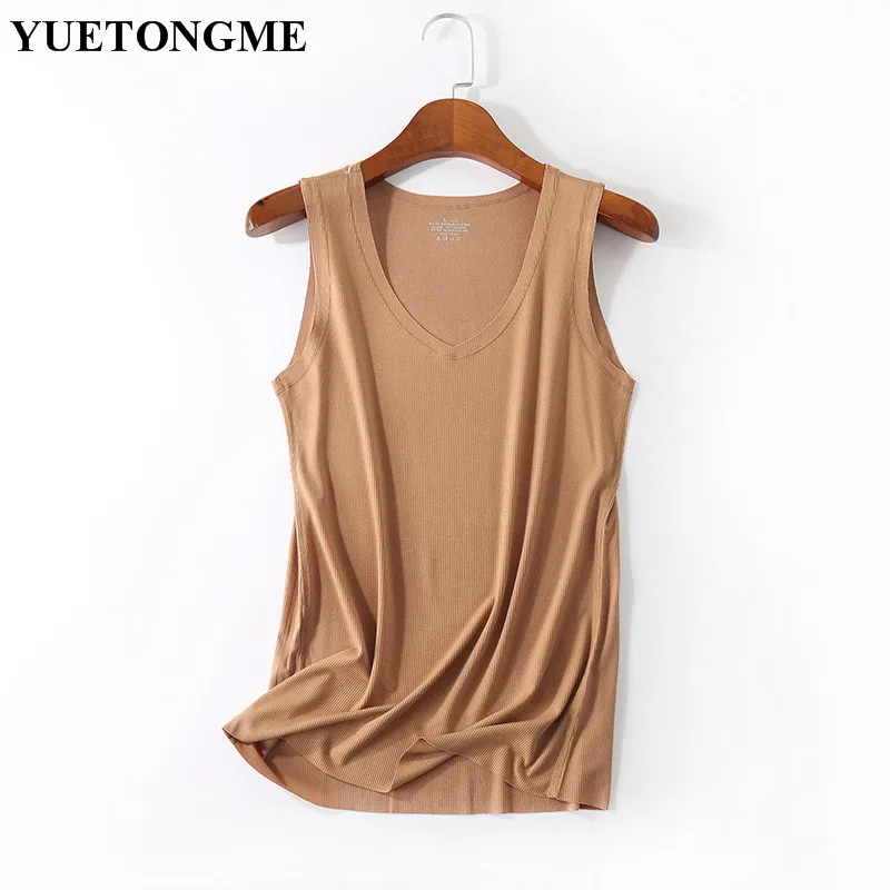 

YUETONGME 2018 Summer Sexy Female Crop Tops Women Sleeveless Straps Tank Top Solid Fitness Lady Camis Casual White Black BTL154