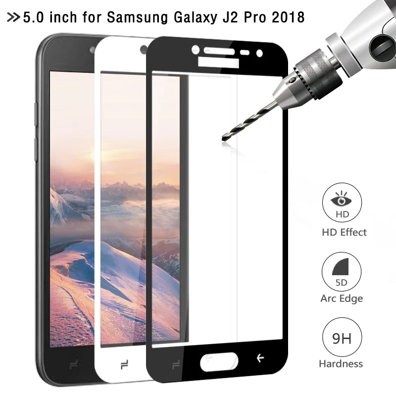 

for Samsung Galaxy J2 Pro 2018 J250F Tempered Glass Full Glass for Galaxy J2Pro 2018 SM-J250F Glass Ultrathin Screen Protector