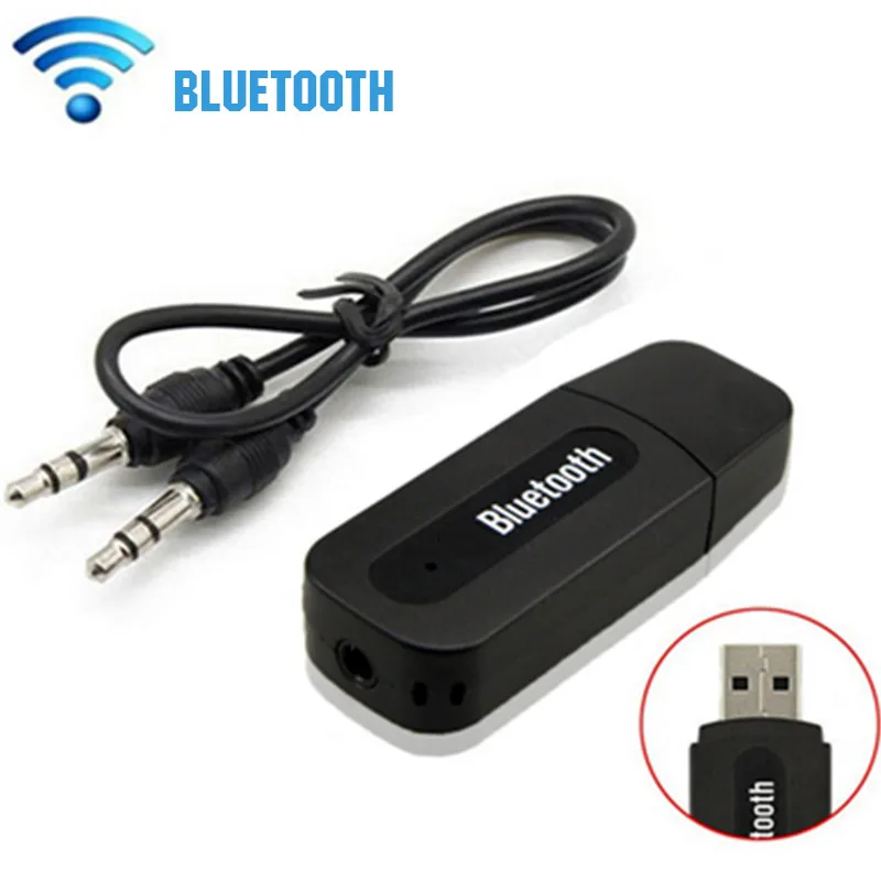 2016 NEW USB Wireless Bluetooth Stereo Music Receiver 3.5mm Stereo Audio to Speaker Sound Box
